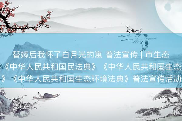 替嫁后我怀了白月光的崽 普法宣传 | 市生态环境局延长分局组织开展《中华人民共和国民法典》《中华人民共和国生态环境法典》普法宣传活动